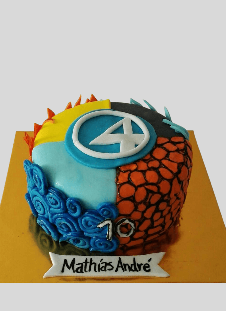 Angelic Fantastic Four Cake