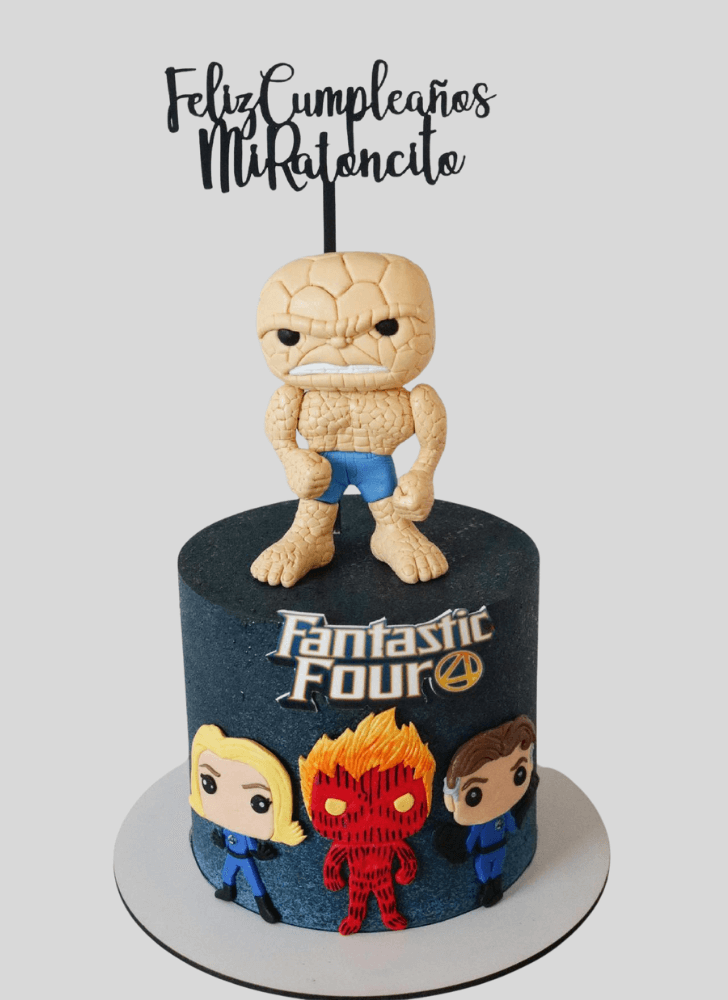 Appealing Fantastic Four Cake
