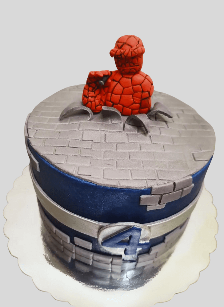 Beauteous Fantastic Four Cake