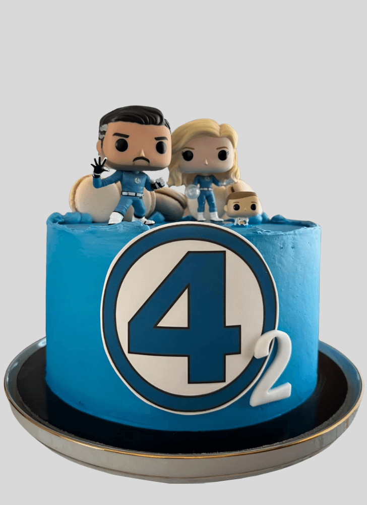 Charming Fantastic Four Cake