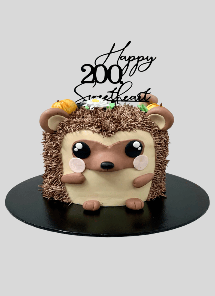 Charming Hedgehog Cake