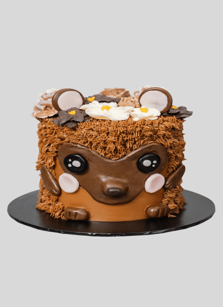 Cute Hedgehog Cake