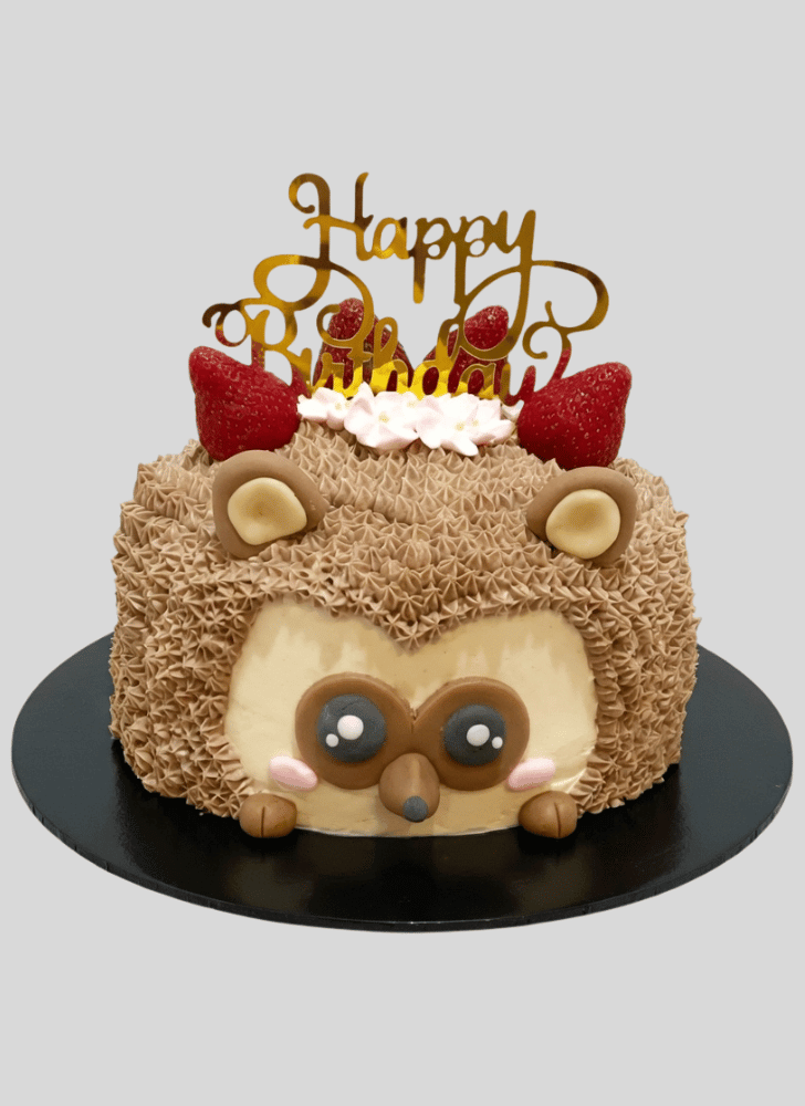 Delightful Hedgehog Cake