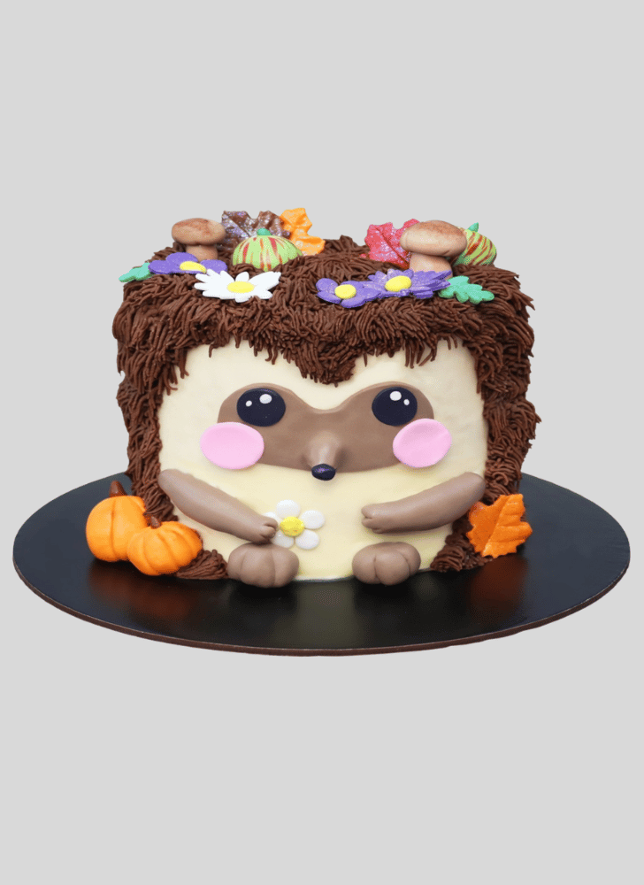 Lovely Hedgehog Cake Design