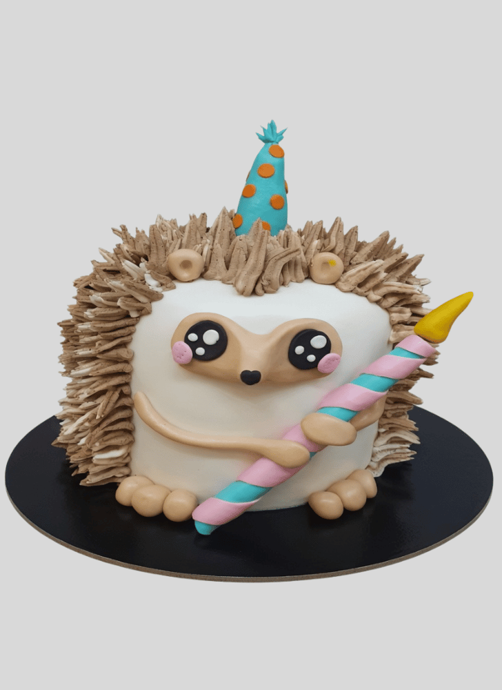 Wonderful Hedgehog Cake Design