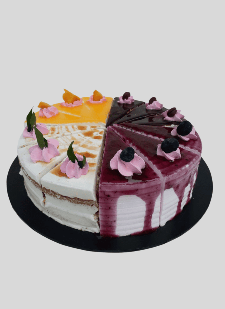 Delightful Mixed Cake