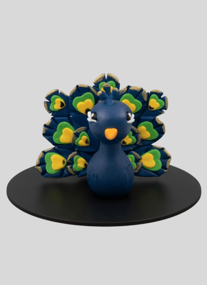 Delightful Peacock Cake