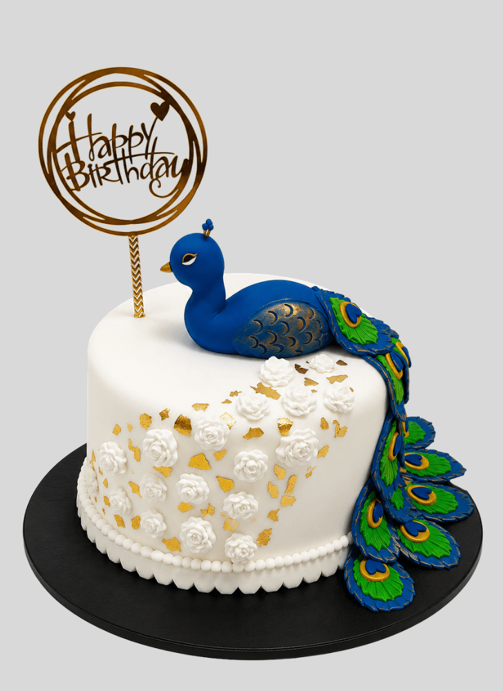 Grand Peacock Cake