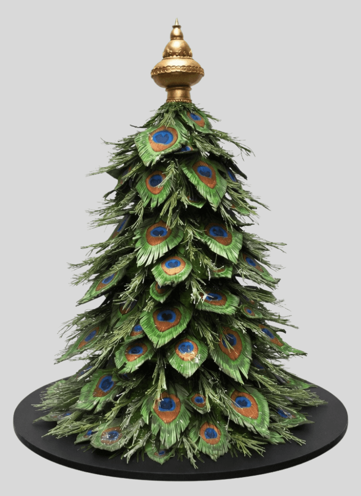 Ideal Peacock Cake