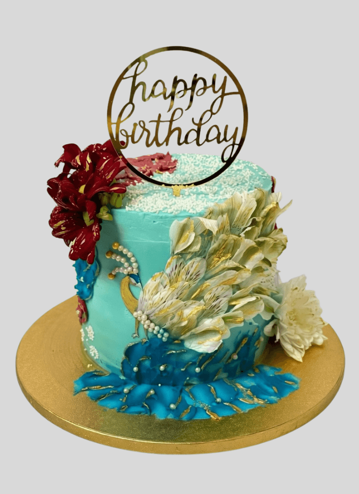 Slightly Peacock Cake