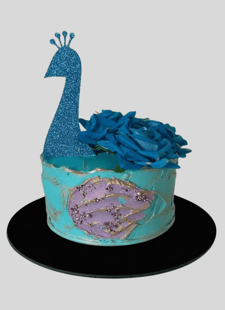 Splendid Peacock Cake