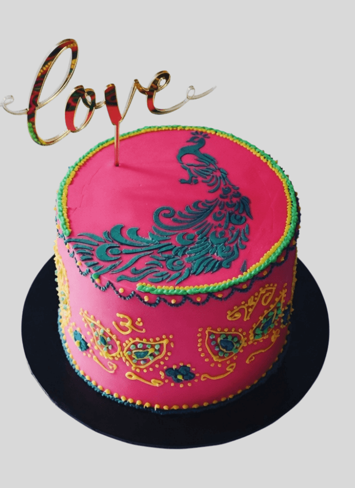 Stunning Peacock Cake