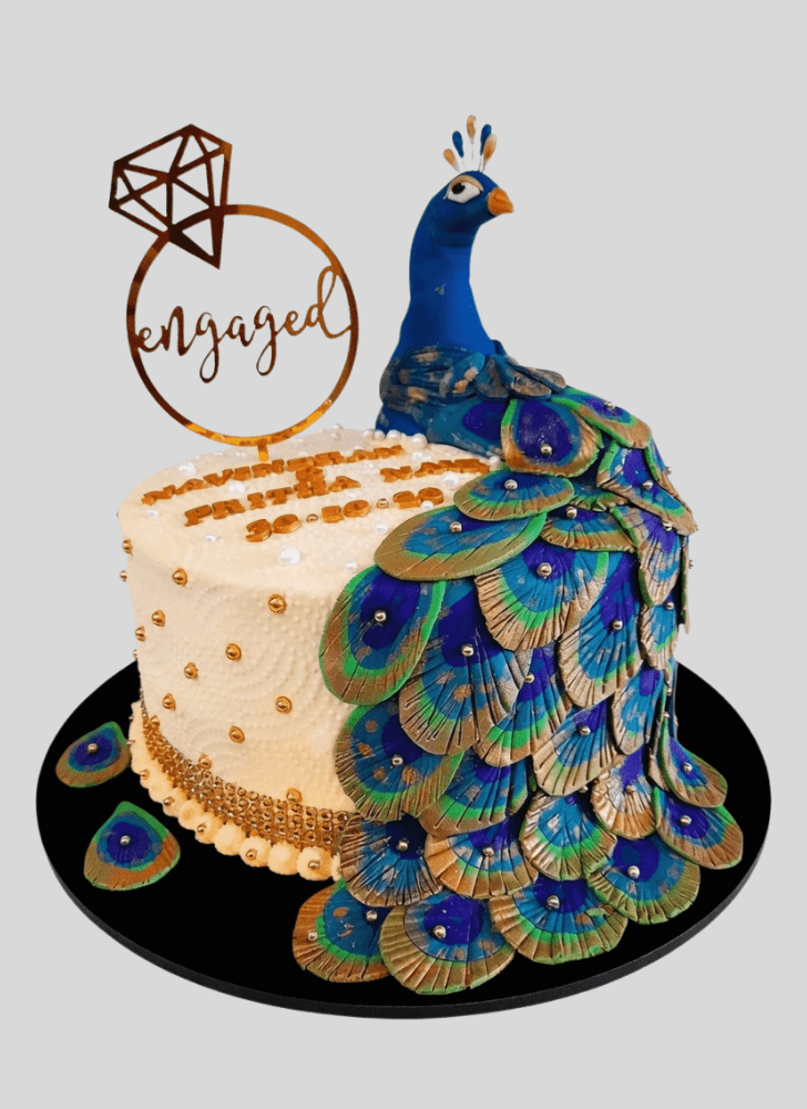 Superb Peacock Cake