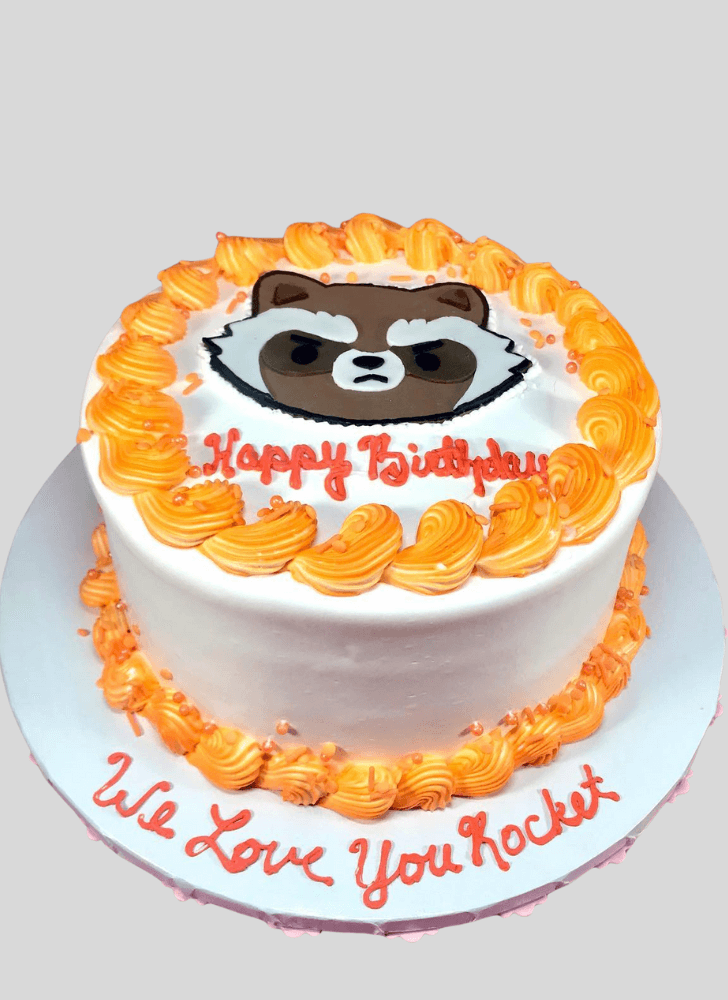 Beauteous Rocket Raccoon Cake