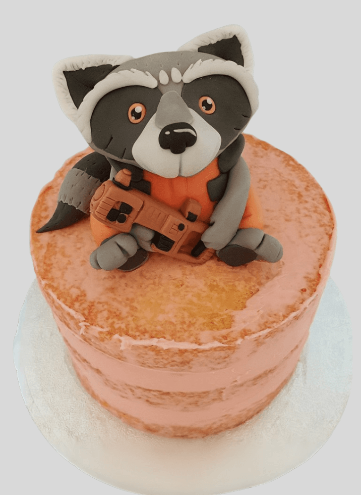 Cute Rocket Raccoon Cake