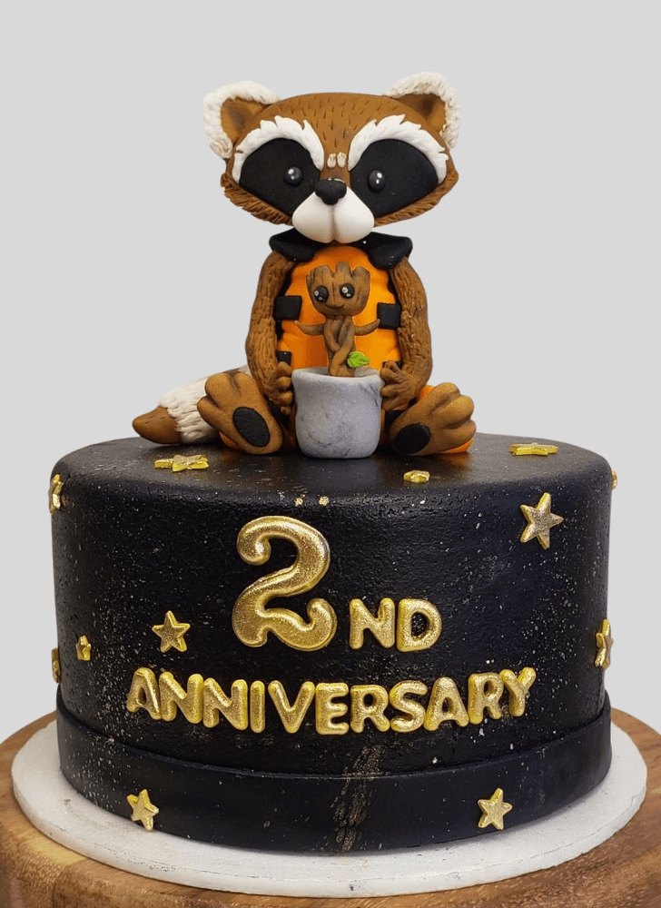Enthralling Rocket Raccoon Cake
