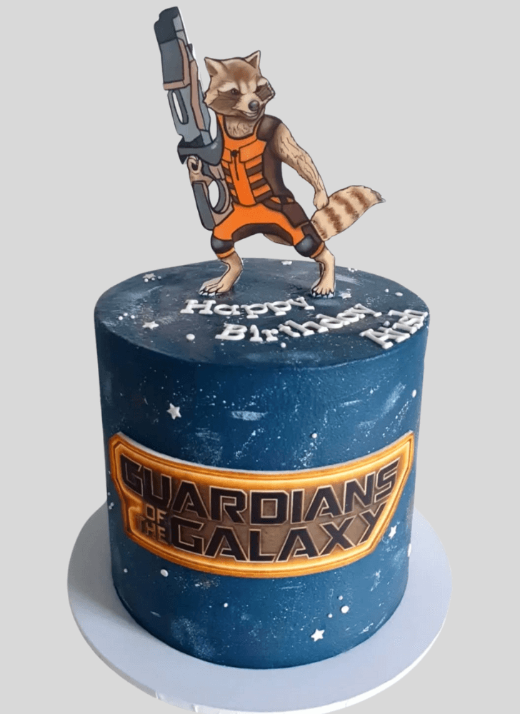 Fine Rocket Raccoon Cake