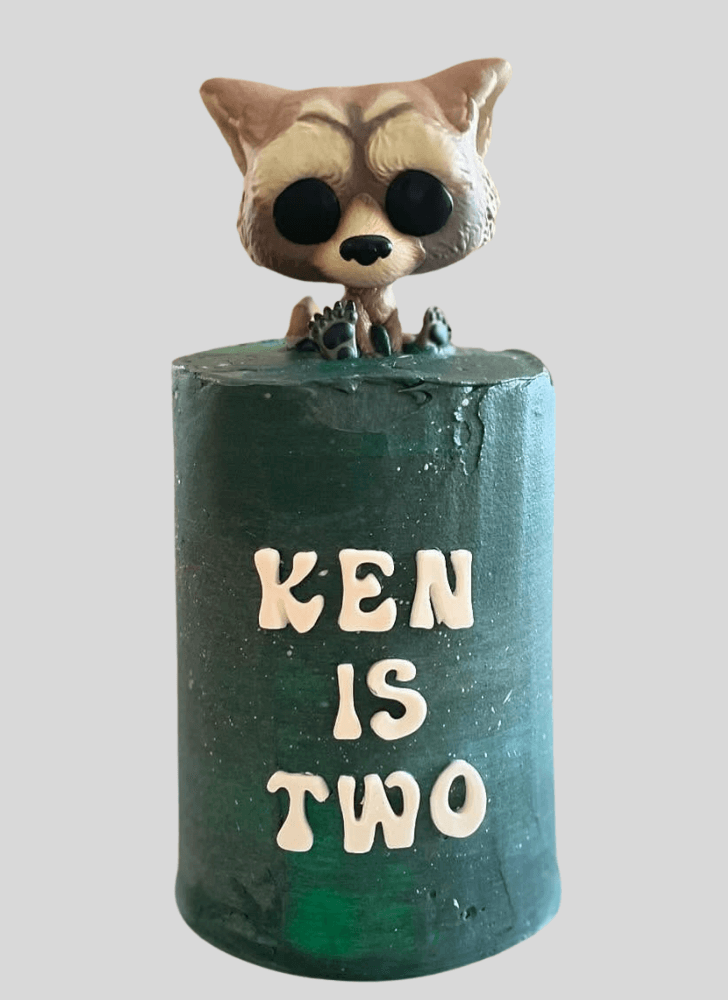 Good Looking Rocket Raccoon Cake