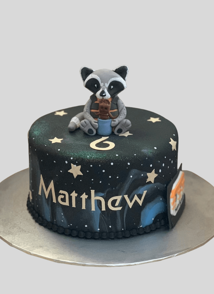 Gorgeous Rocket Raccoon Cake