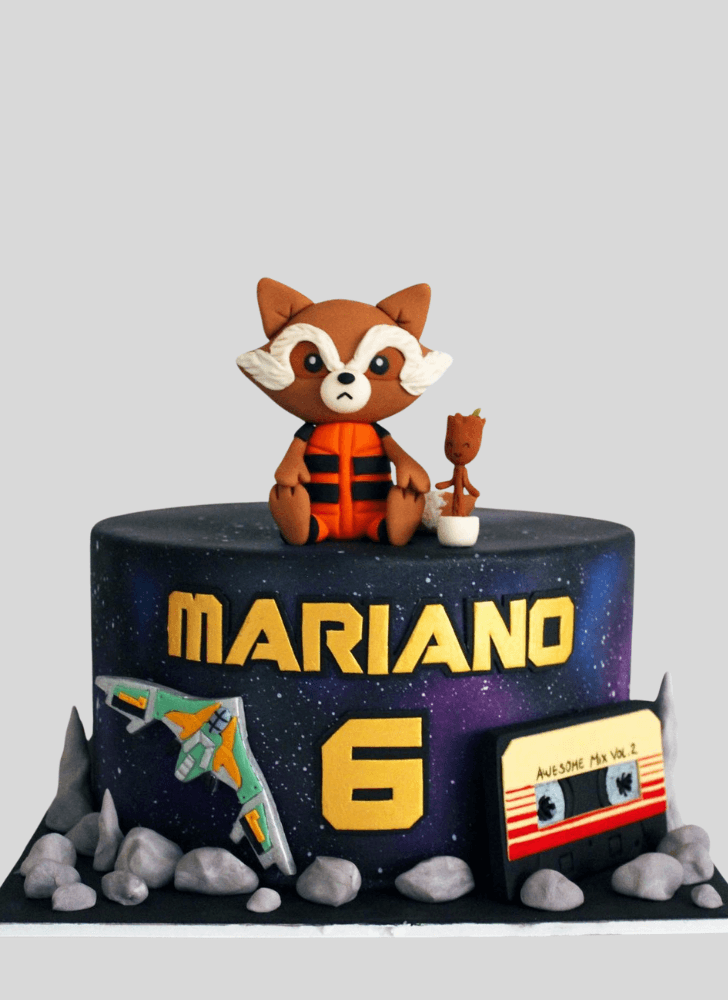 Grand Rocket Raccoon Cake