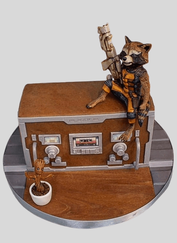 Magnificent Rocket Raccoon Cake