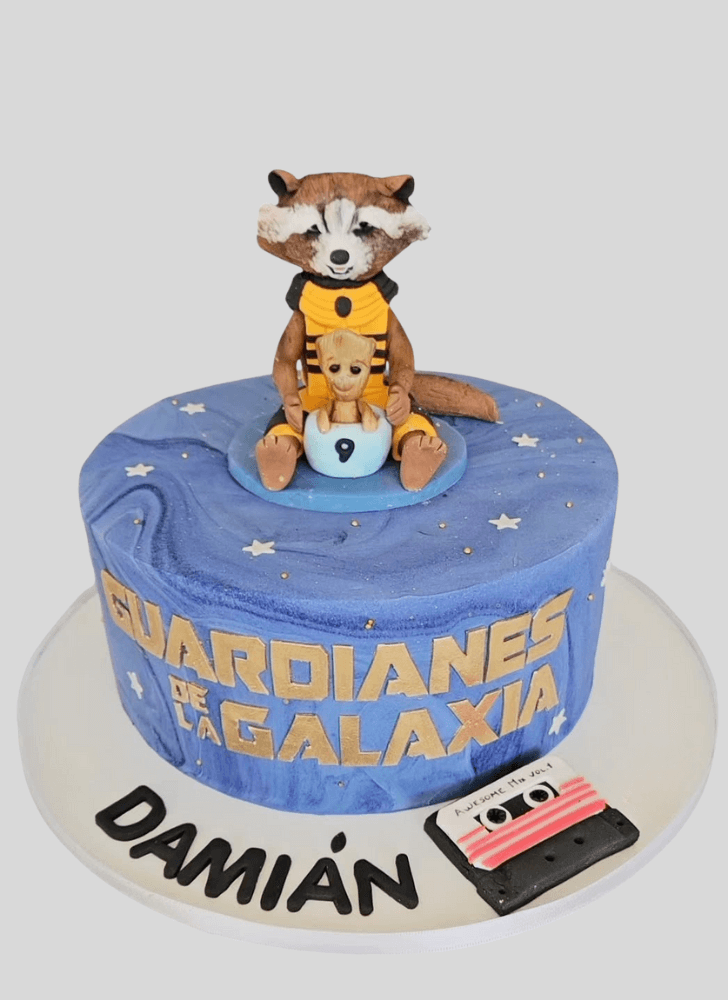 Nice Rocket Raccoon Cake