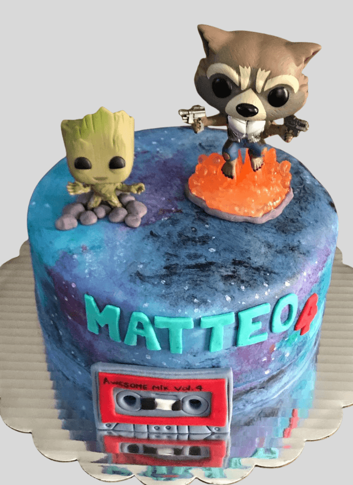 Ravishing Rocket Raccoon Cake