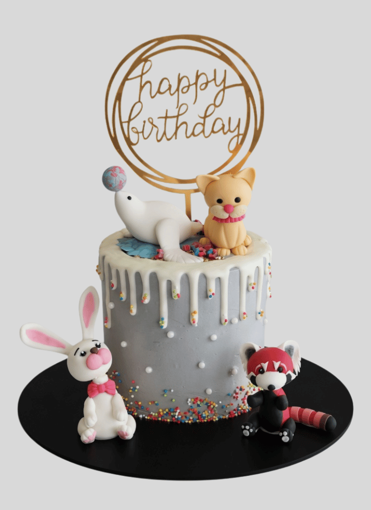 Adorable Sea Lion Cake