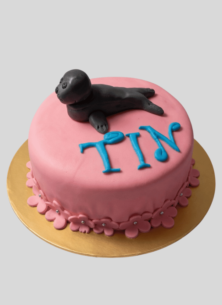 Alluring Sea Lion Cake