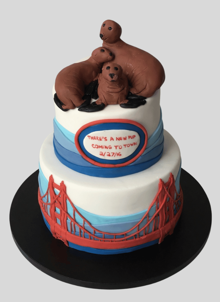 Appealing Sea Lion Cake