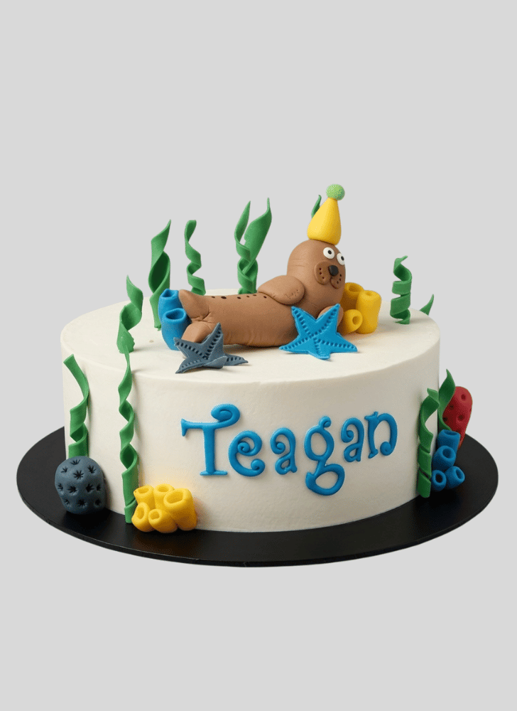 Charming Sea Lion Cake