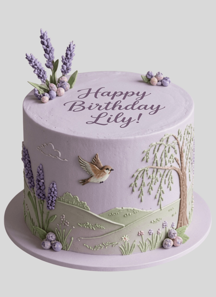 Cute Sparrow Cake