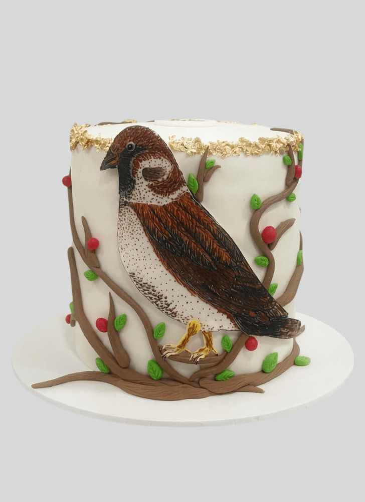 Elegant Sparrow Cake