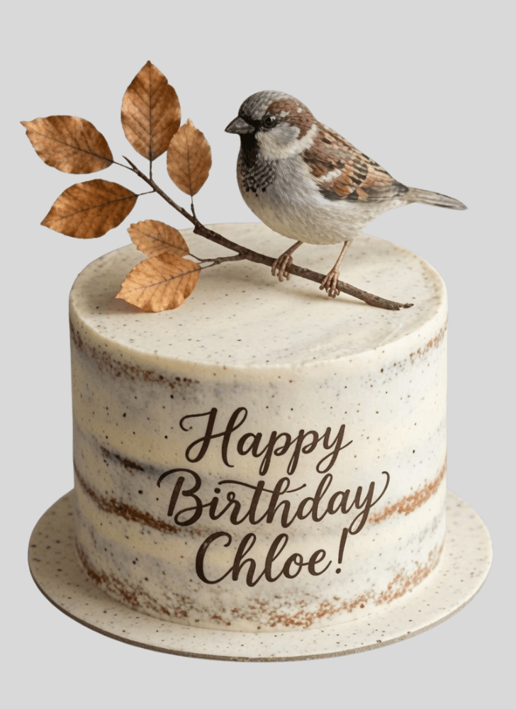 Enthralling Sparrow Cake