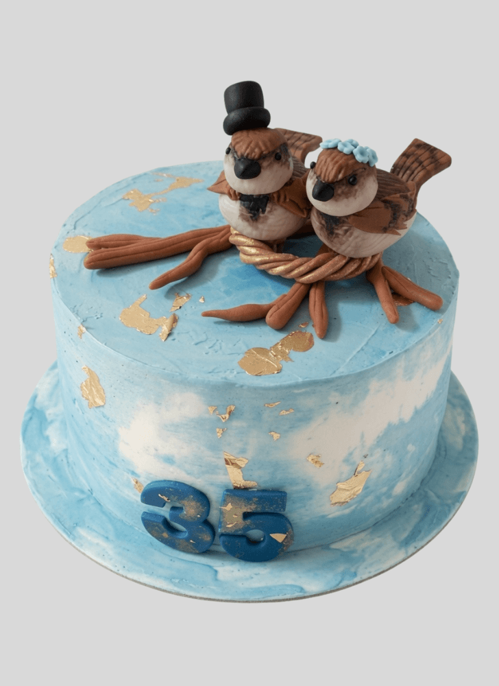 Pleasing Sparrow Cake