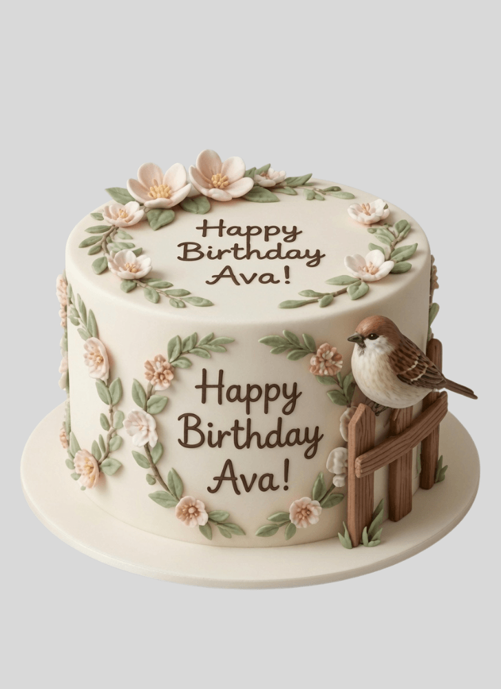 Pretty Sparrow Cake