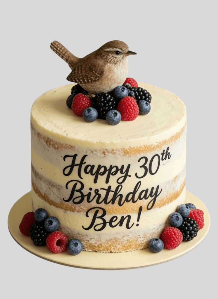 Shapely Sparrow Cake