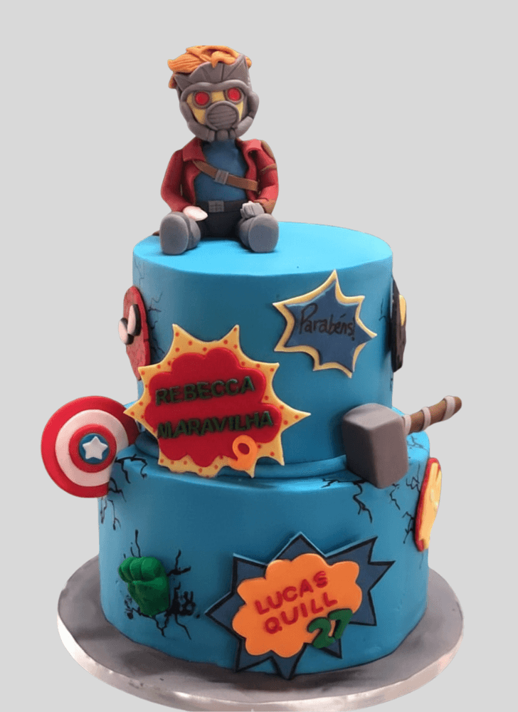 Captivating Star Lord Cake