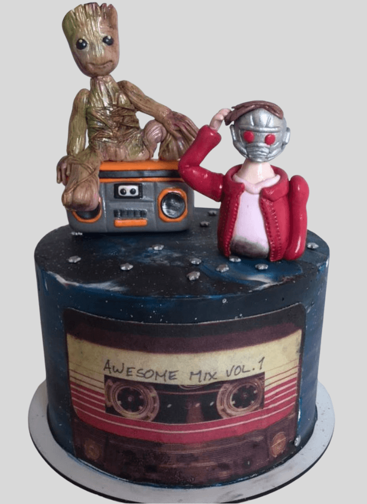 Dazzling Star Lord Cake
