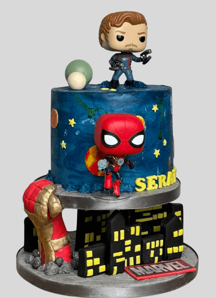 Delicate Star Lord Cake