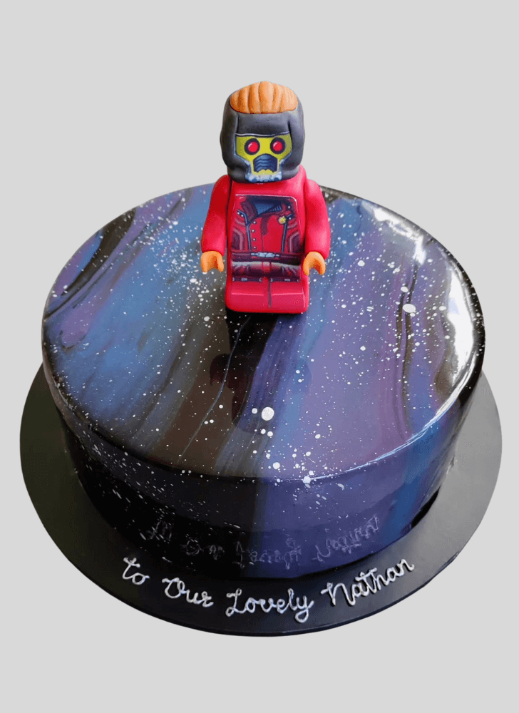 Elegant Star Lord Cake