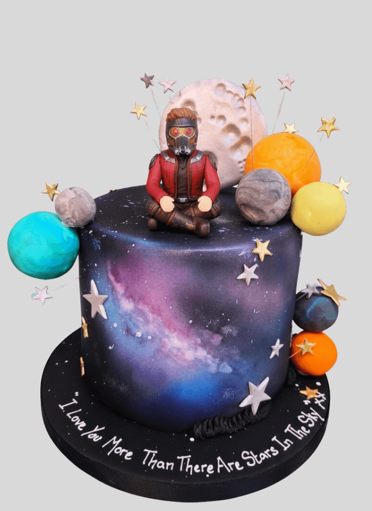 Enthralling Star Lord Cake