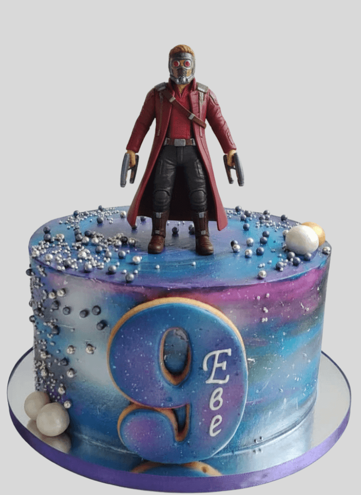 Enticing Star Lord Cake