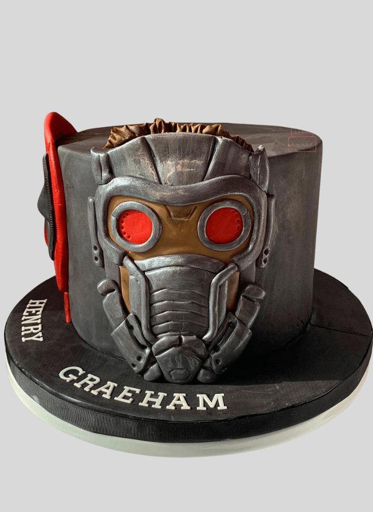 Fetching Star Lord Cake