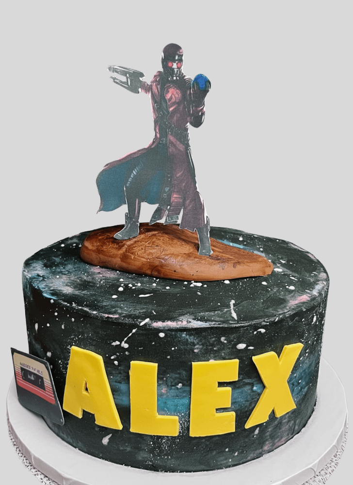 Graceful Star Lord Cake