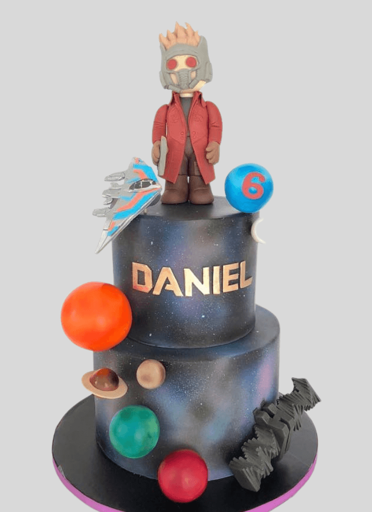 Inviting Star Lord Cake
