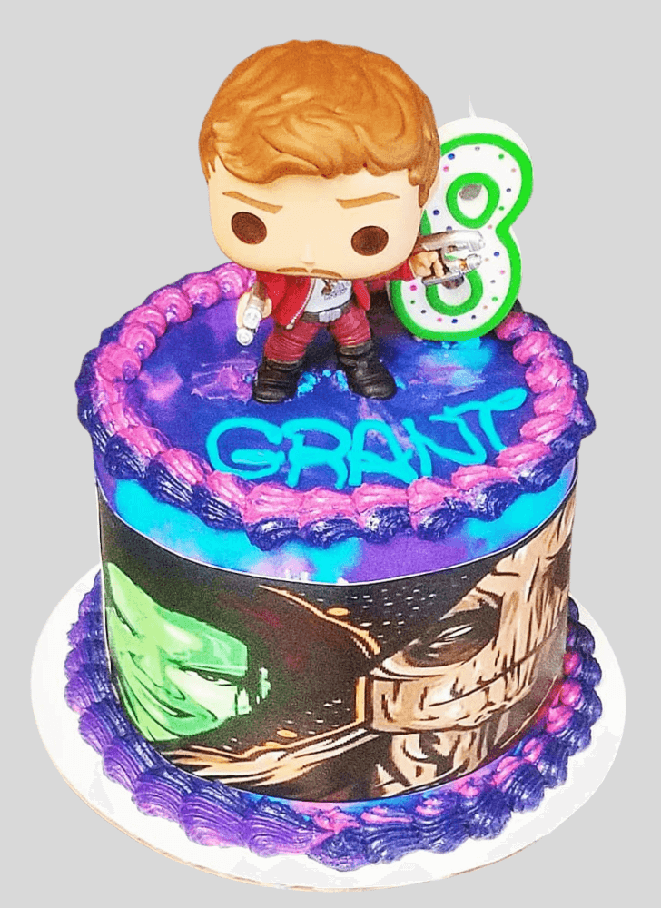 Mesmeric Star Lord Cake
