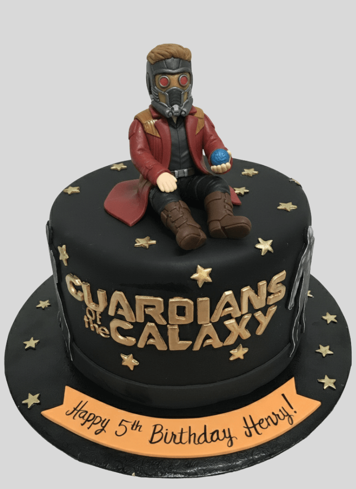 Resplendent Star Lord Cake