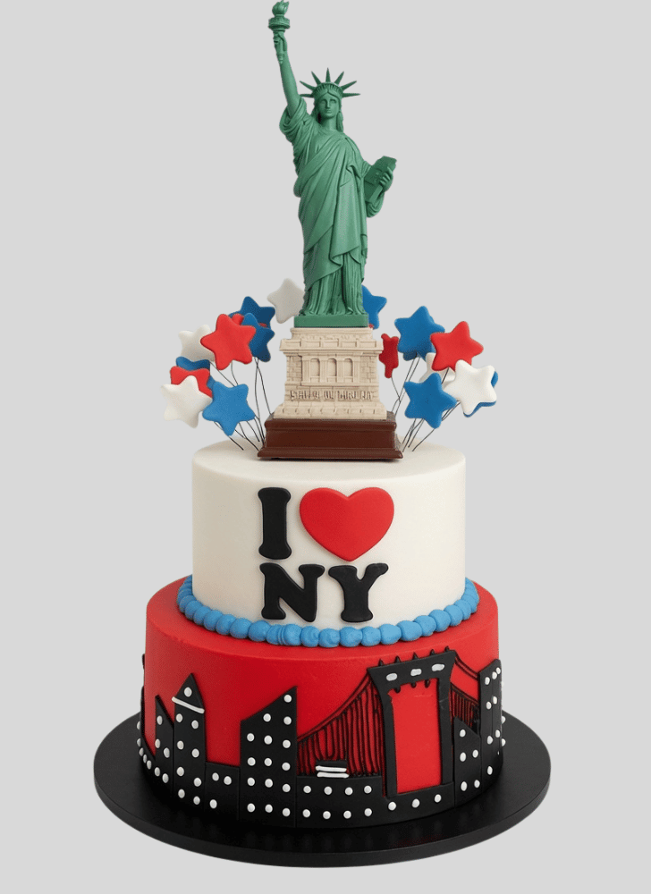 Bewitching Statue of Liberty Cake