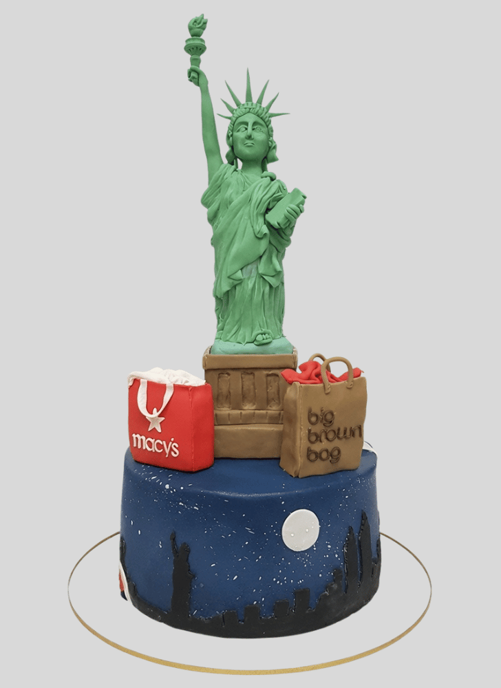 Charming Statue of Liberty Cake